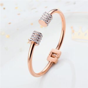 Pottery Clay Cylindrical Bracelet - Image 2