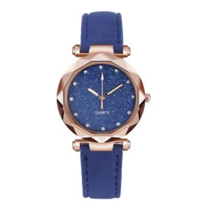 Casual Women Romantic Starry Sky Wrist Watch Leather Rhinestone Designer Ladies Clock - Image 7