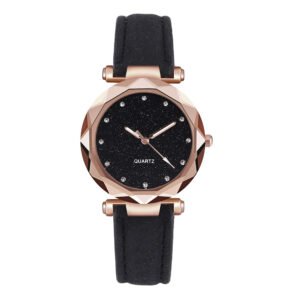 Casual Women Romantic Starry Sky Wrist Watch Leather Rhinestone Designer Ladies Clock - Image 10