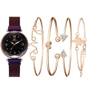 Women Watches Starry Sky Magnet Buckle Fashion Bracelet - Image 6