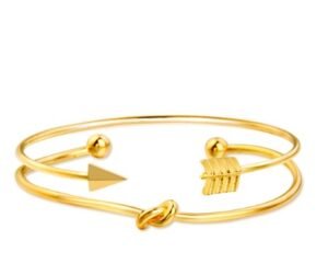Modyle   Gold Color Crystal Wedding Bracelets Set CZ Stone Heart Bracelets Bangles For Woman - Image 3