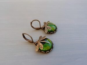 Pendant Earring Boho Chakra Blue Moonstone Earrings for Women - Image 7
