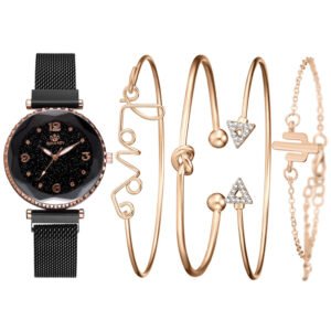 Women Watches Starry Sky Magnet Buckle Fashion Bracelet - Image 4