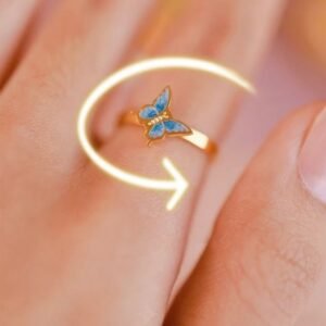 Finger Spinner Rings Fidget Anxiety Ring For Women Relieving - Image 5