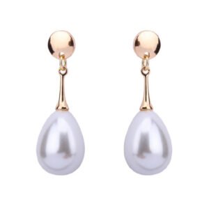 Waterdrop pearl simple personality earrings - Image 4