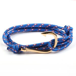Adjustable Paracord Anchor Bracelet Woman Men Charm Bracelets - Image 8