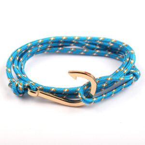 Adjustable Paracord Anchor Bracelet Woman Men Charm Bracelets - Image 7