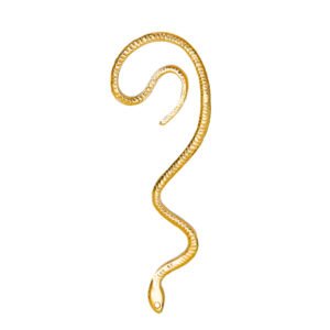 No Hole Ear Clip Vintage Zircon Snake Shaped Earrings for Women - Image 4