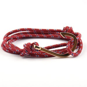 Adjustable Paracord Anchor Bracelet Woman Men Charm Bracelets - Image 9