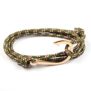 Adjustable Paracord Anchor Bracelet Woman Men Charm Bracelets - Image 2