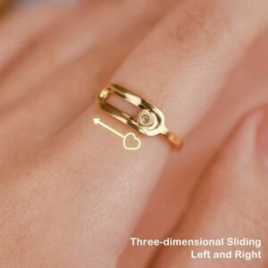 Finger Spinner Rings Fidget Anxiety Ring For Women Relieving - Image 7
