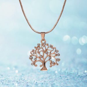 Big Tree Of Life Pendant Necklaces Drilling CZ Zircon Multi Layers Chains Long Necklace Jewelry Gifts For Her - Image 5