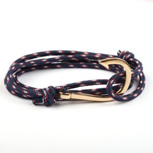 Adjustable Paracord Anchor Bracelet Woman Men Charm Bracelets - Image 10