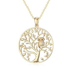 Tree of Life Crystal Necklace