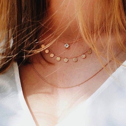 Turkish Eye Layered Necklace - Image 8