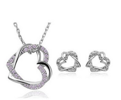 Double Diamond Heart Set - Image 4