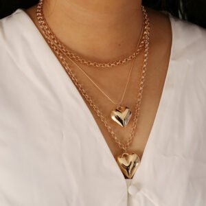Multi-Layer Heart Necklace