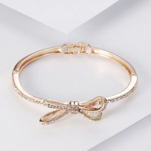 Rose Gold Bow Bracelet