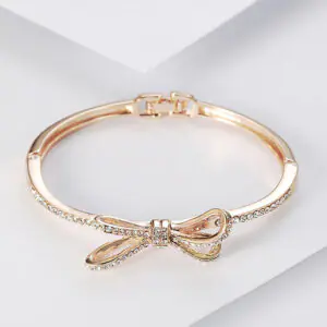 Rose Gold Bow Bracelet