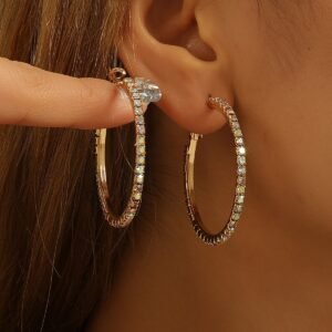 Princess Zircon Statement Earrings